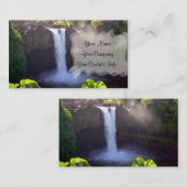 虹はテンプレート名刺の落ちます 名刺 (正面/裏面)