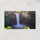 虹はテンプレート名刺の落ちます 名刺 (裏面)