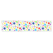 虹はテーブルのランナーに斑点を付けます ショートテーブルランナー (横)