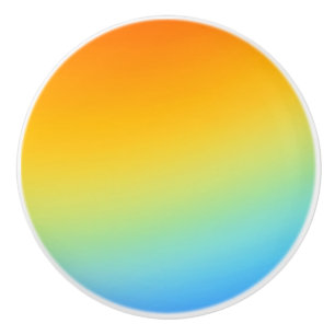 虹はドア・ノブを着色します セラミックノブ