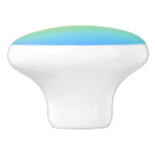 虹はドア・ノブを着色します セラミックノブ (側面)