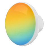 虹はドア・ノブを着色します セラミックノブ (右)