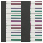 虹はピアノキーボードの生地を調整します ファブリック (クローズアップ)