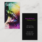虹はメーキャップアーティストを注目します 名刺 (正面/裏面)