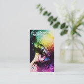 虹はメーキャップアーティストを注目します 名刺 (スタンド正面)