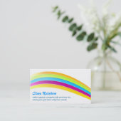 虹は名刺を着色します 名刺 (スタンド正面)