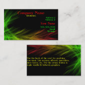 虹は名刺を着色します 名刺 (正面/裏面)