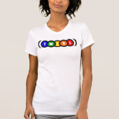 虹は回転のタンクトップをつなぎます Tシャツ (正面)