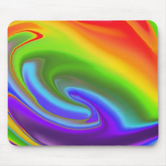 虹は実際に終わりますか。 mousepad マウスパッド (正面)
