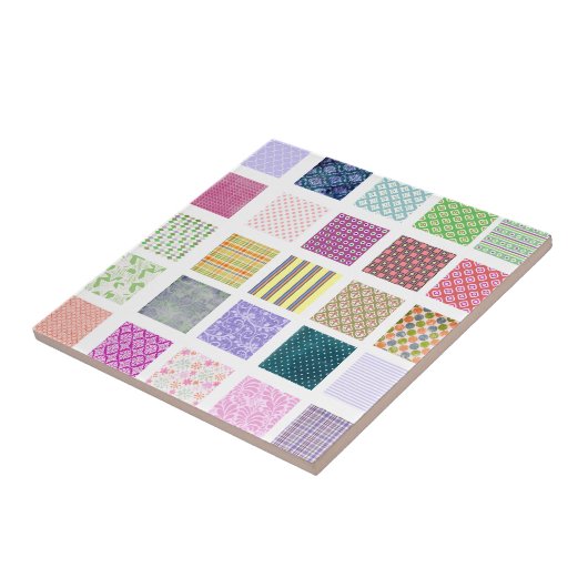 虹は正方形パターンをタイルを張りました タイル (側面)