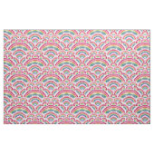 虹は水色が多カラフルい ファブリック (ヤード)