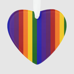 虹は縞で飾ります オーナメント