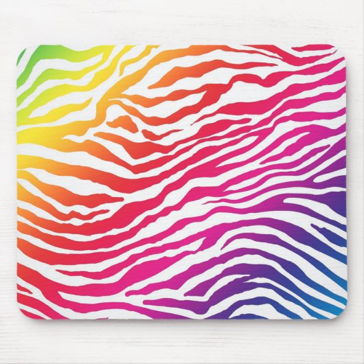 虹は縞で飾ります マウスパッド (正面)