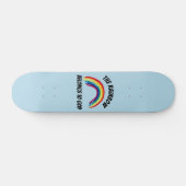 虹はGOD SKATEBOARD DECKに属している スケートボード (横)