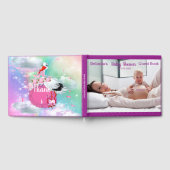 虹ふわふわの雲ベイビーシャワーコレクション ゲストブック (全面)