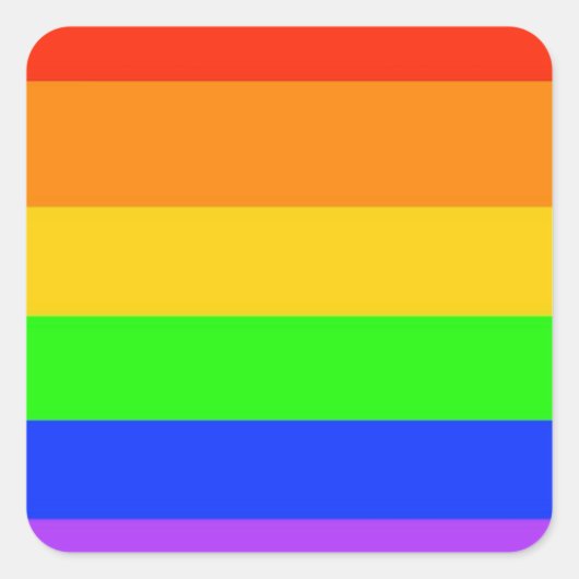 虹まであちこちだ! スクエアシール (正面)