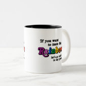 虹をもし味わいたい ツートーンマグカップ (正面右)