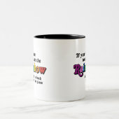 虹をもし味わいたい ツートーンマグカップ (中央)