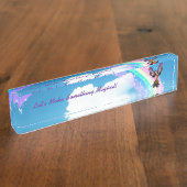 虹を作ろう デスクネームプレート (側面)