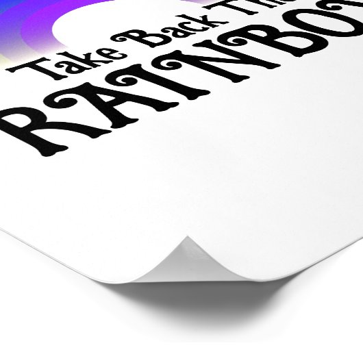 虹を取り戻す ポスター (角)