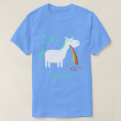 虹を吐き出す新しい人々おもしろい Tシャツ (デザイン正面)