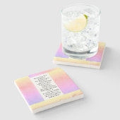 虹を思い出す ストーンコースター (横)