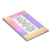 虹を思い出す ノートブック (右側)