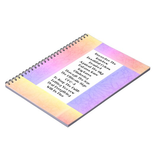 虹を思い出す ノートブック (左側)