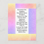 虹を思い出す ポストカード (正面)