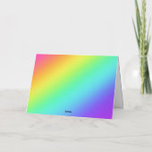 虹を探し続けて カード (裏面)