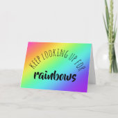 虹を探し続けて カード (正面)