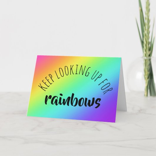 虹を探し続けて カード (正面)