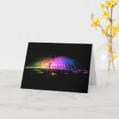 虹を紡ぐ カード (黄色い花)