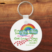 虹を見るたびに キーホルダー (正面)