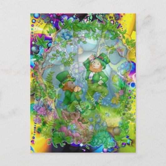 虹を越えてbyジャニーチェン ポストカード (正面)