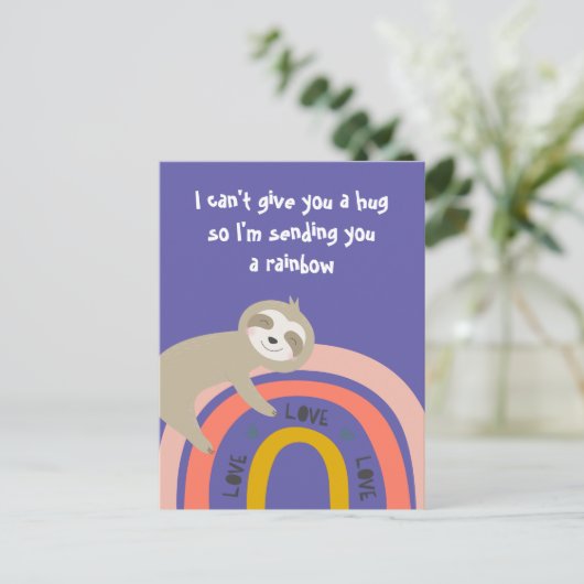 虹を送るよ ポストカード (スタンド正面)