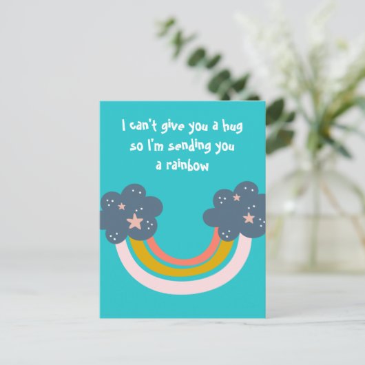 虹を送るよ ポストカード (スタンド正面)