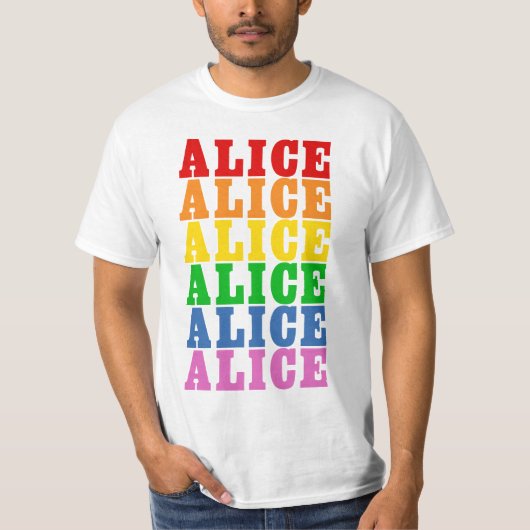 虹アリス Tシャツ (正面)