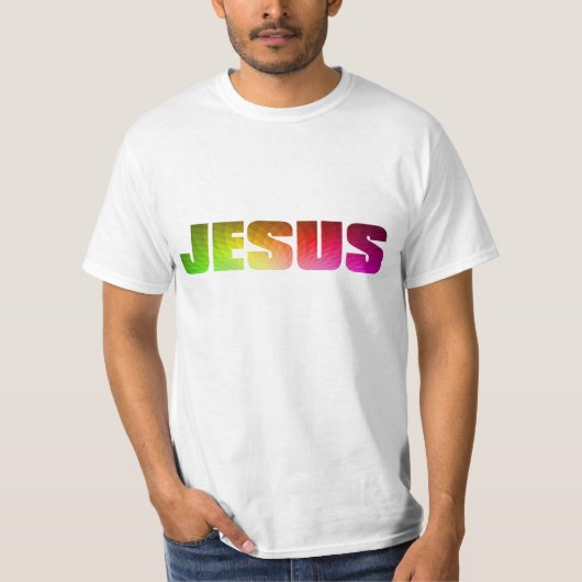 虹イエス・キリスト Tシャツ (正面)