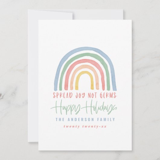 虹カラフルの幸せな休日は喜びのコービデを広めた (正面)