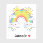 虹カラフルの美学 シール (シート)