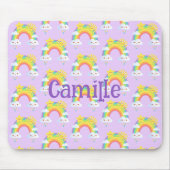 虹カラフルの美学 マウスパッド (正面)