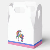 虹カラフルの魔法のユニコーン フェイバーボックス (オープン)