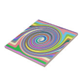 虹カラフル旋回 タイル (側面)