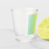 虹カラフル泡勾配 ショットグラス (左)