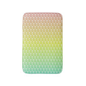 虹カラフル泡勾配 バスマット (正面縦)