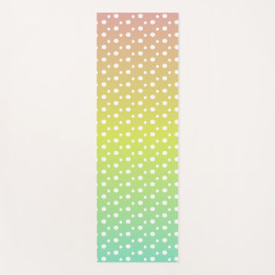 虹カラフル泡勾配 ヨガマット