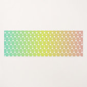 虹カラフル泡勾配 ヨガマット (正面(横))