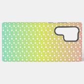 虹カラフル泡勾配 SAMSUNG GALAXYケース (裏面横)