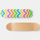 虹カラフル波 スケートボード (横)